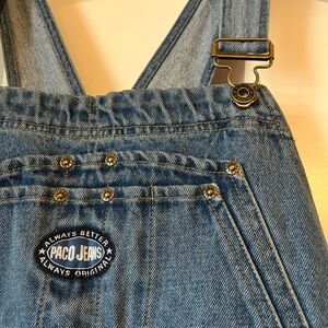 Vintage Paco Jeans Overalls / medium
